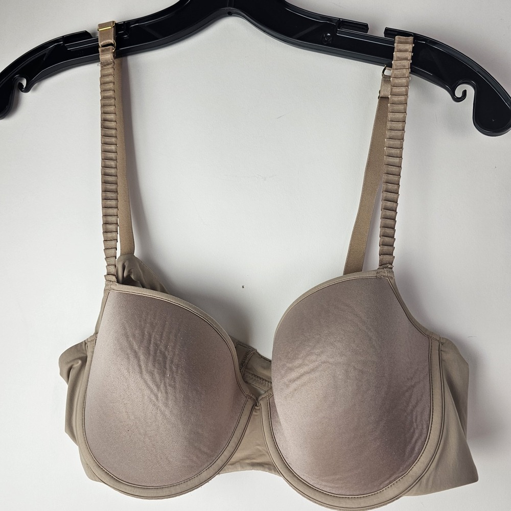 Thirdlove Women's 38B Bra Classic 24-7 T-Shirt Beige Underwire Minimalist